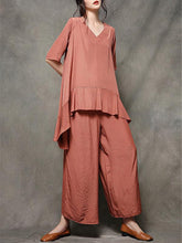 2019 Summer New Loose Oversize Wide Leg Pants Suit